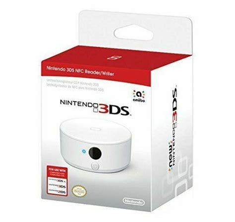 nintendo 3ds nfc reader writer white|3ds amiibo adapter.